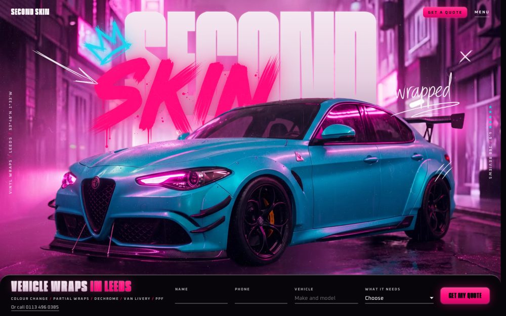 The Second Skin homepage