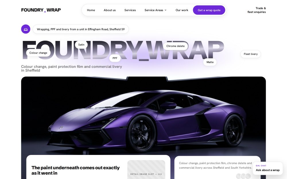 The Foundry homepage